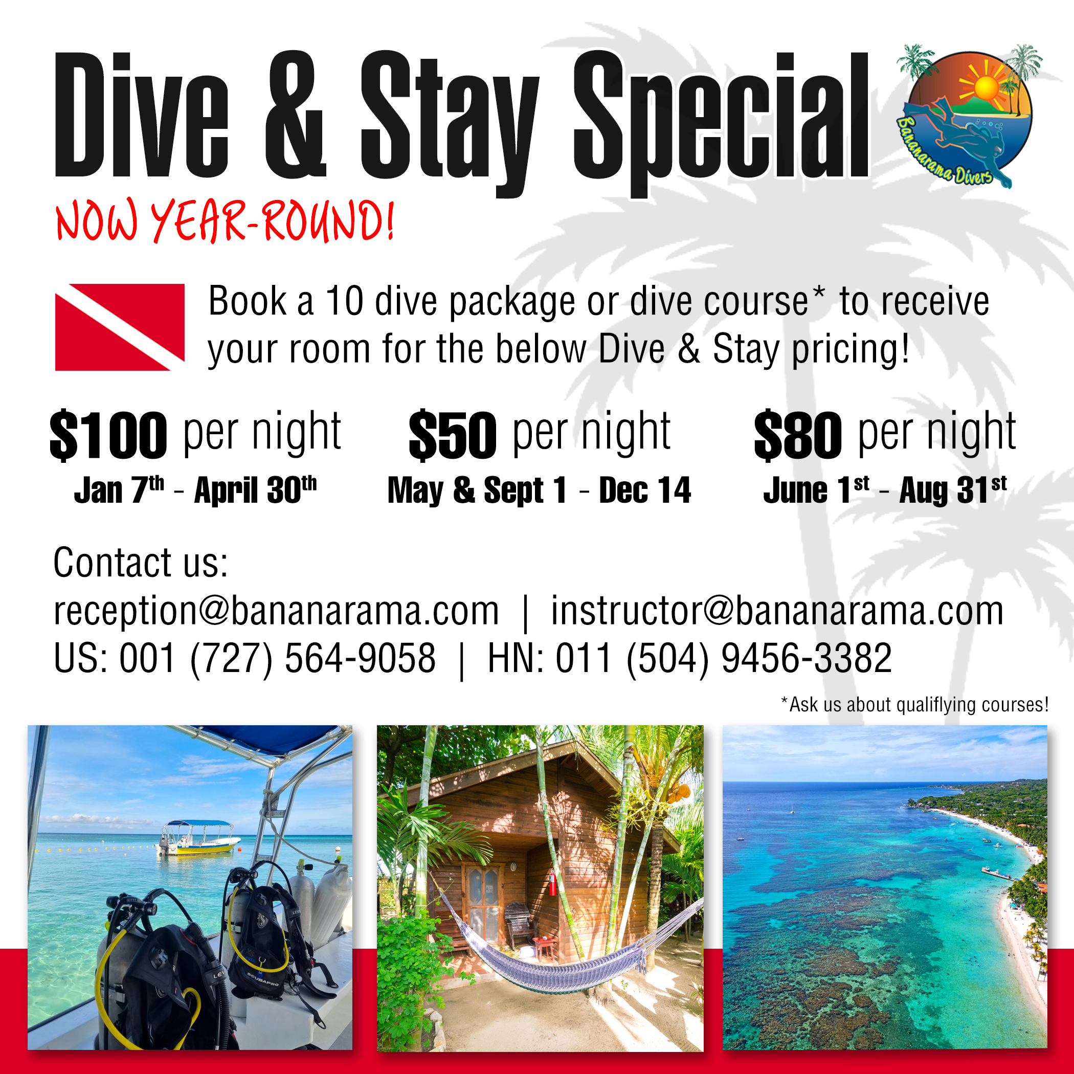 Dive & Stay 2023 YEAR ROUND